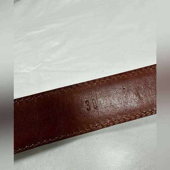 RALPH LAUREN American brown alligator  sterling  buckle and belt size 30 unisex - Picture 14 of 16